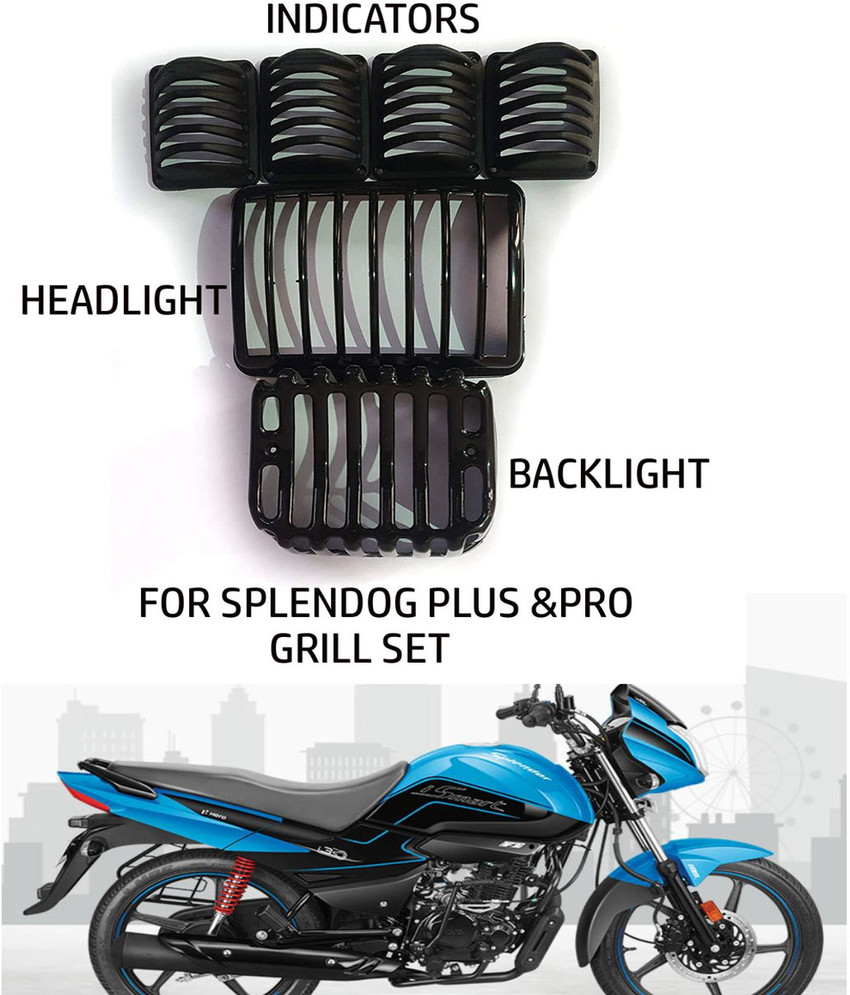 Muttfy Motorcycle Headlight Grill Black Bike Headlight Grill Price in India Buy Muttfy Motorcycle Headlight Grill Black Bike Headlight Grill online at Flipkart