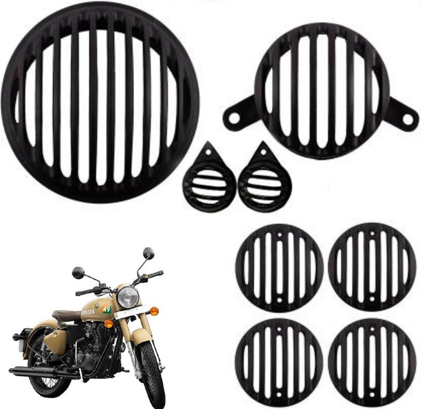 Bullet bike headlight cover top