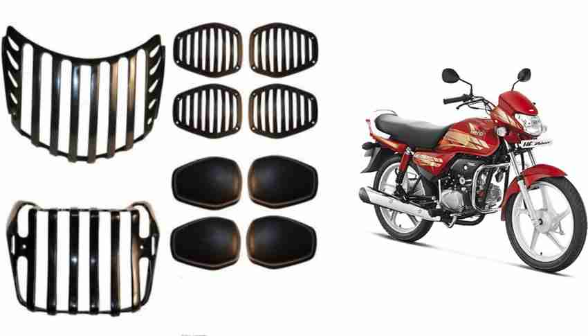 SHOWRIDE Head Light Tail Light Indicator Grill Cover Set Compatible HF Deluxe Black Bike Headlight Grill Price in India Buy SHOWRIDE Head Light Tail Light Indicator Grill Cover Set Compatible