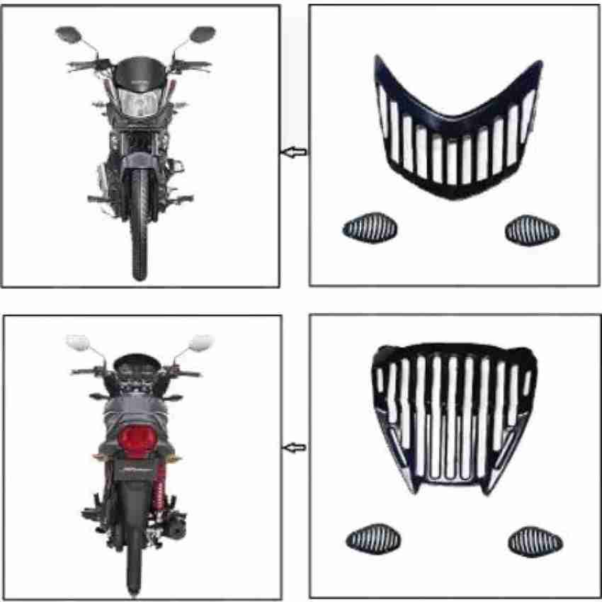 SHOWRIDE Complete Set Plastic Grills for Honda CB Shine Old Model