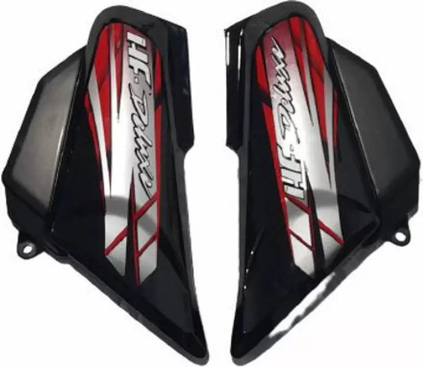 plutoauto Original Both Side Cover Panel For Hero HF Deluxe New 2016 Model. Black Red Bike Headlight Visor Price in India Buy plutoauto Original Both Side Cover Panel For Hero HF