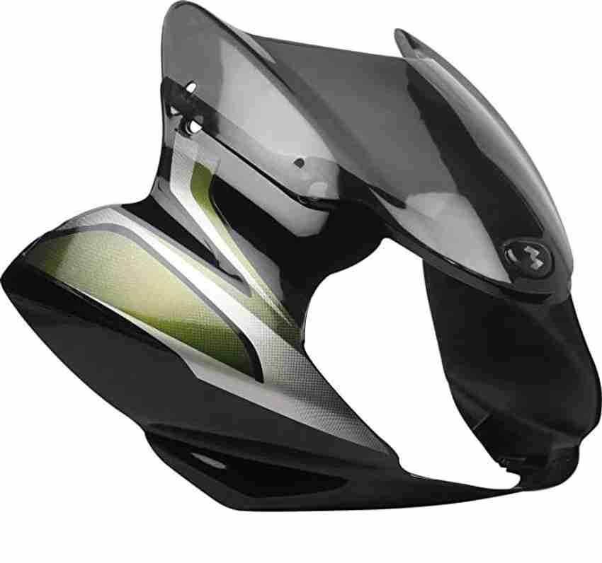 plutoauto Headlight Visor with Glass for Bajaj Discover 100CC Black and Green Bike Headlight Visor Price in India Buy plutoauto Headlight Visor with Glass for Bajaj Discover 100CC Black and Green