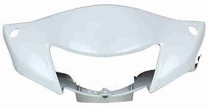 TvEnterprises Front Visor for Hero Pleasure Black Bike Headlight