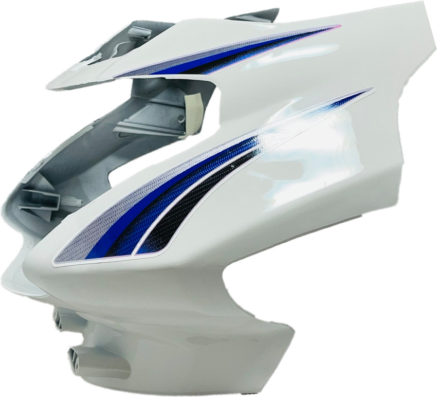 Shri Tvs Sport White Blue Bike Headlight Visor Price in India Buy Shri Tvs Sport White Blue Bike Headlight Visor online at Flipkart
