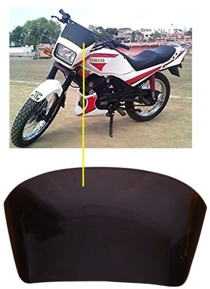 MJAuto Visor Black Bike Headlight Visor Price in India Buy