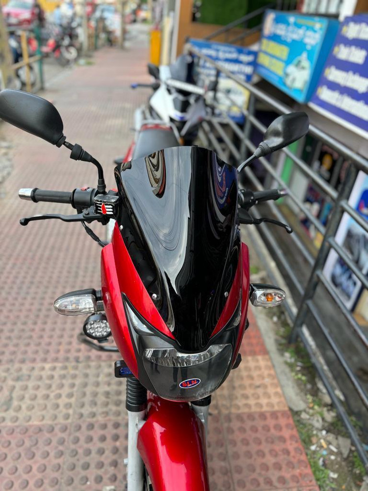 Front Fairing Visor Pulsar 220 F Vaijar Price Black Plastic Pulsar