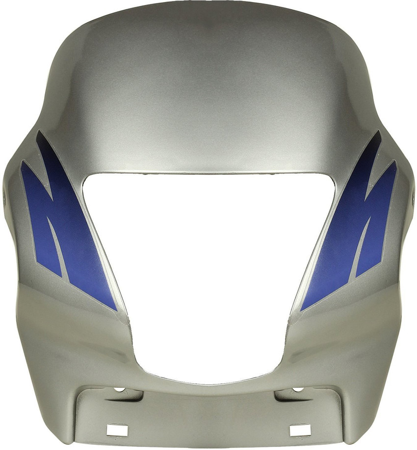 kavyahouse Visor Passion Plus Silver Blue Sticker Bike Headlight