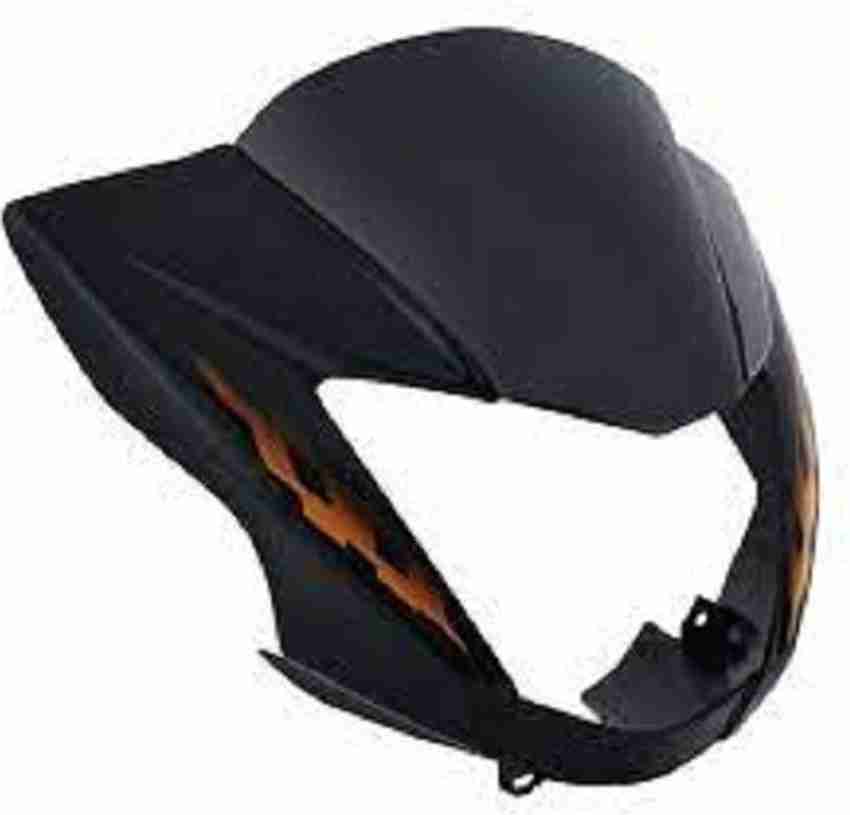 Hero glamour front visor price clearance