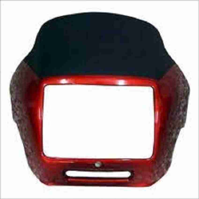 ARPIT ENTREPRISE Front Visor for CD Dawn Red Bike Headlight