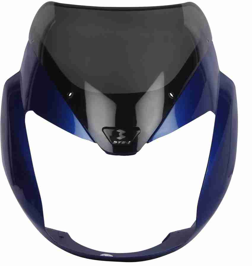 Shiv Ambba Heavy Quality BLUE Visor for PULSER 150 dtsi with Wisor Glass BLUE Bike Headlight Visor Price in India Buy Shiv Ambba Heavy Quality BLUE Visor for PULSER 150 dtsi