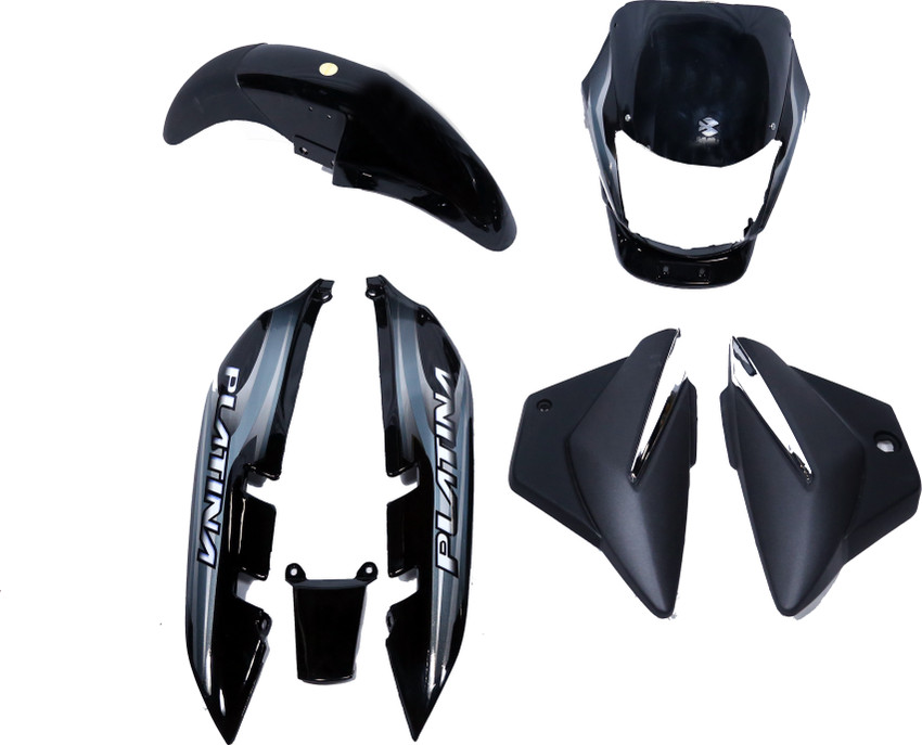 network Fit for full body kit Platina black silver Bike Headlight
