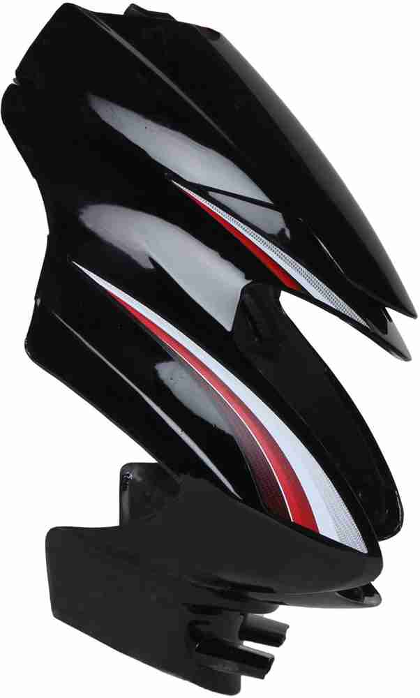 kavyahouse Visor TVS Star Sport Black Red Sticker Bike Headlight