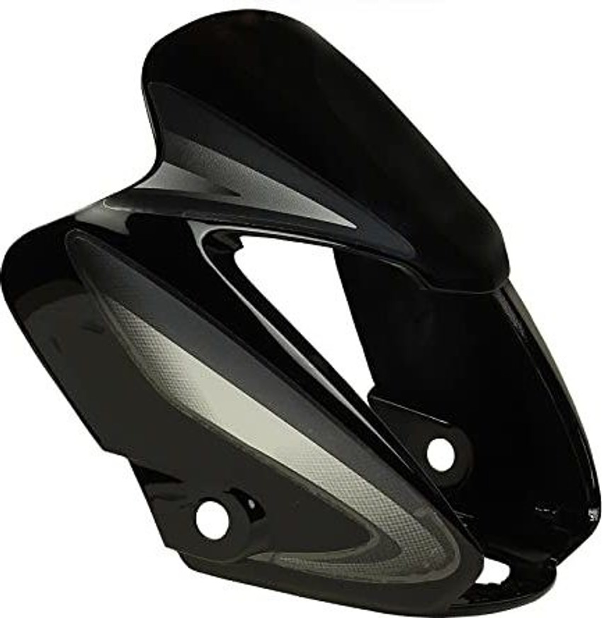 ARPIT ENTREPRISE Headlight Visor for Splendor NXG Black and Grey