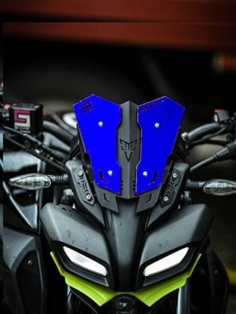 KRISHONICS Yamaha MT15 Visor Blue Bike Windshield Price in India Buy KRISHONICS Yamaha MT15 Visor Blue Bike Windshield online at Flipkart