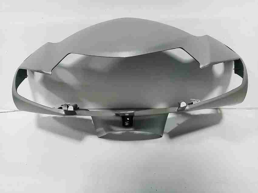 KRAYONS Fit For Head Light Visor Activa 5G Matte Silver Bike