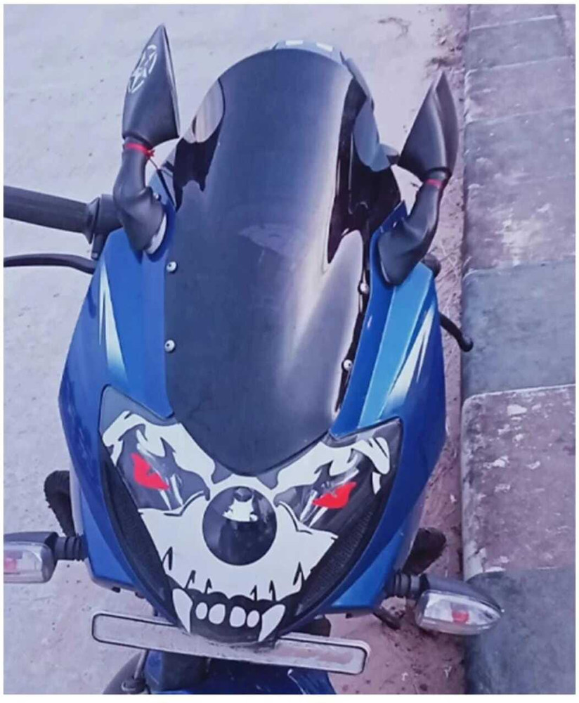 Pulsar 220 sale bubble visor online