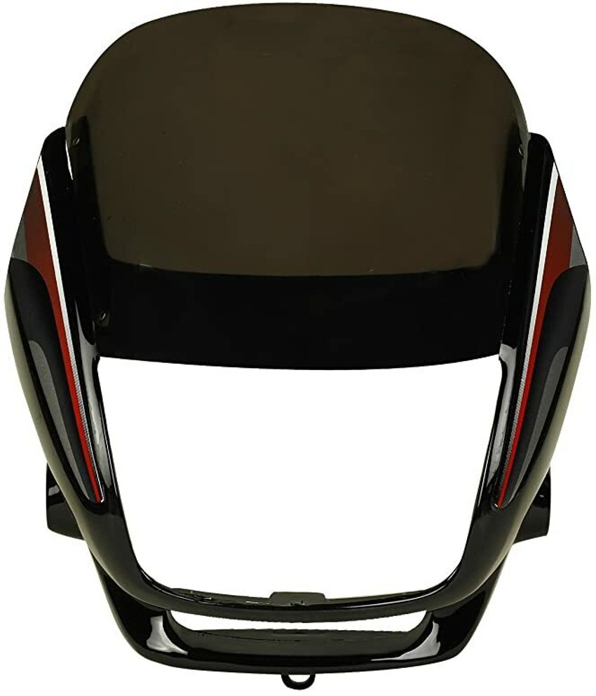 plutoauto Headlight Visor for Hero Super Splendor With Glass Black red Bike Headlight Visor Price in India Buy plutoauto Headlight Visor for Hero Super Splendor With Glass Black red Bike Headlight