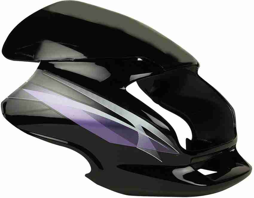 kavyahouse Visor Super Splendor N M Latest Black Purple Sticker