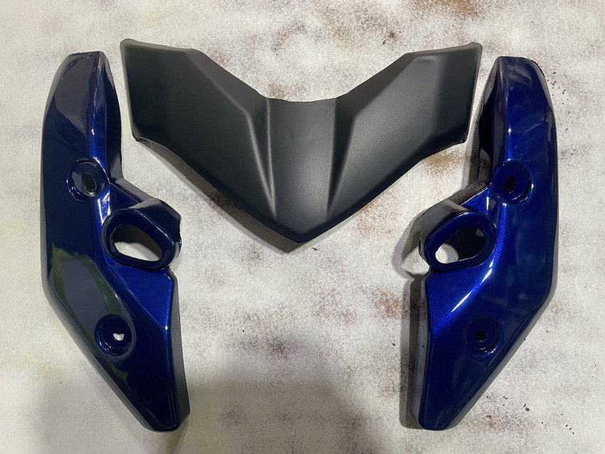 A.A.I FZ Version 1 V1 Navy Blue Bike Headlight Visor Price in