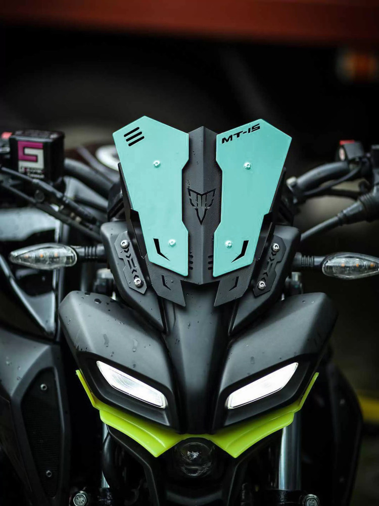 Yamaha mt discount 15 headlight modified