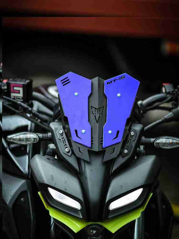 DAZZRIDE Premium Quality Metal Visor For Yamaha MT 15 Bike