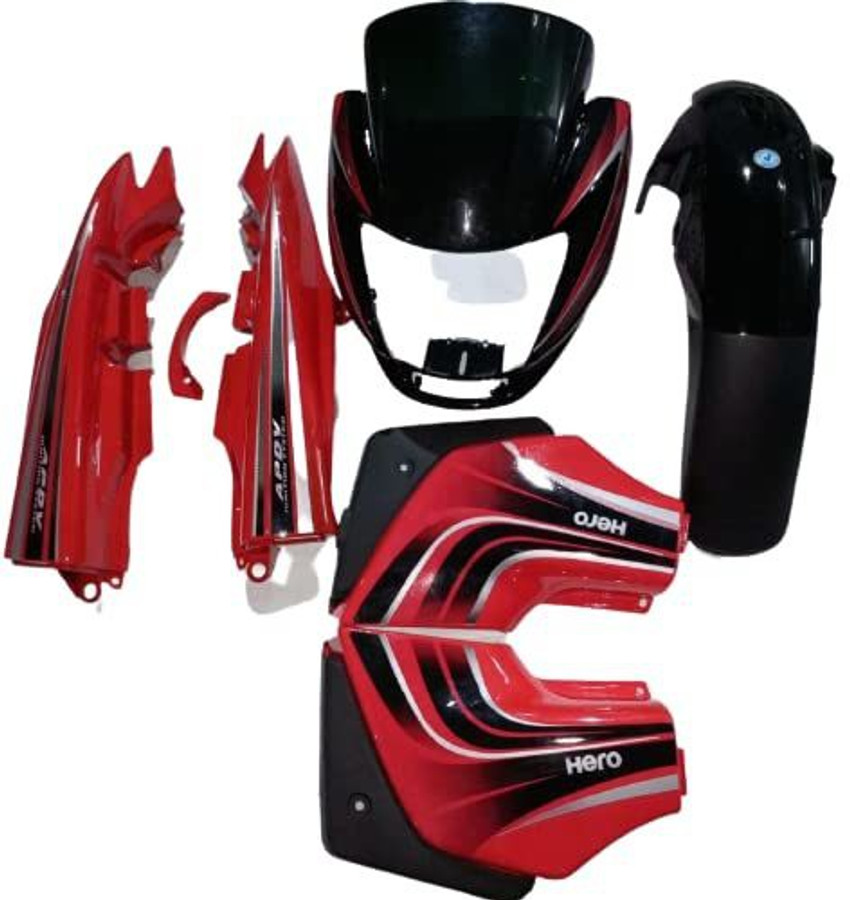 KRAYONS FIT for Full Body KIT for Passion PRO Digital Pack of 4 Black Red Bike Headlight Visor Price in India Buy KRAYONS FIT for Full Body KIT for Passion PRO