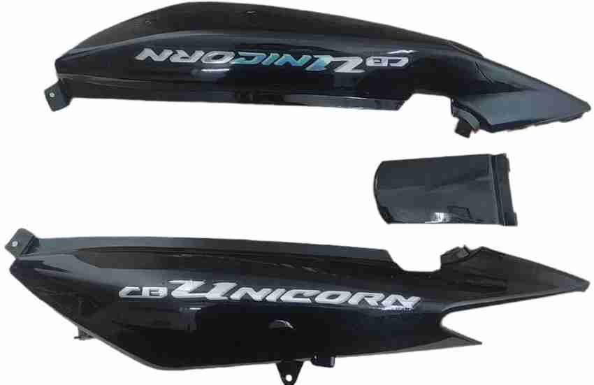 Honda unicorn side cover cheap