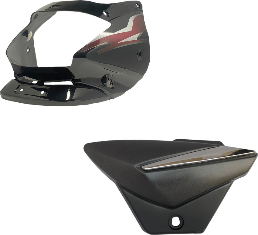 SHREE bajaj Platina Headlight Visor And Side Panel Bike Headlight