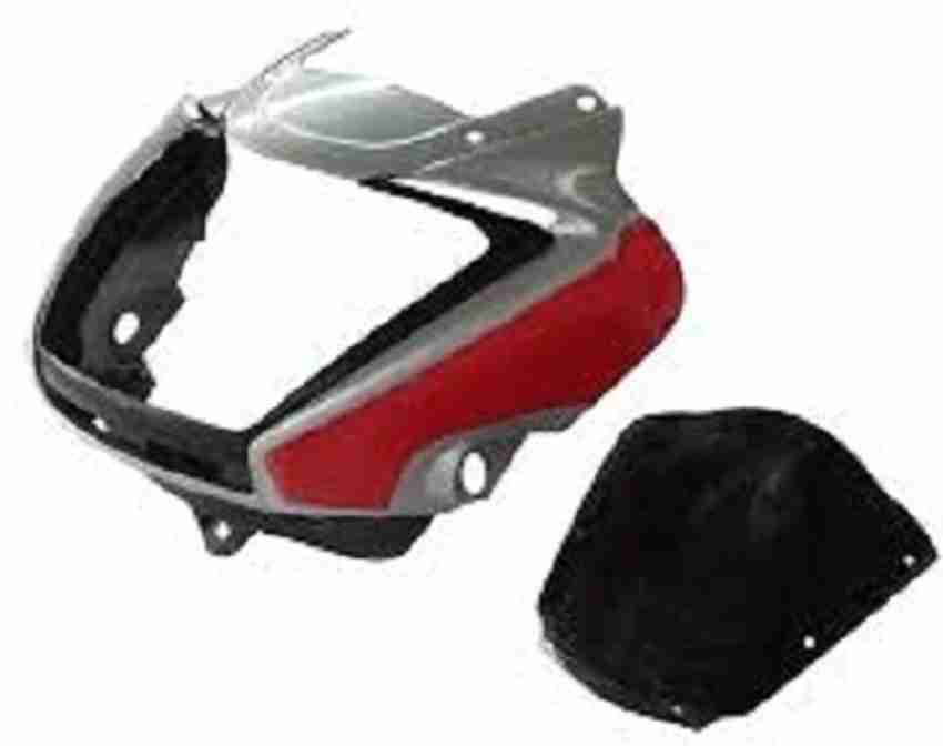 APARCHITT Front Headlight Visor For I smart Silver With Red Bike Headlight Visor Price in India Buy APARCHITT Front Headlight Visor For I smart Silver With Red Bike Headlight Visor online