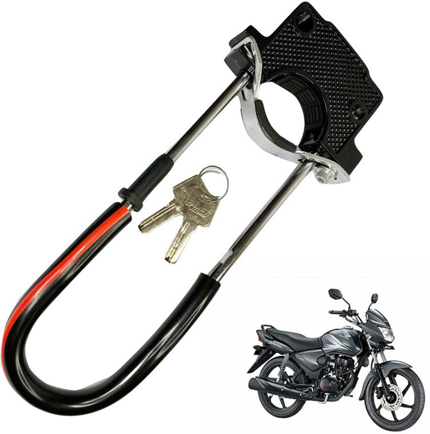 Dhe Best Bike Front Shocker Lock Wheel Lock For Honda CB Shine