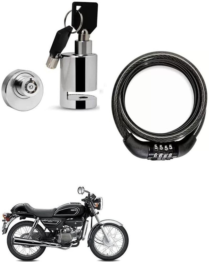 Splendor hotsell helmet lock