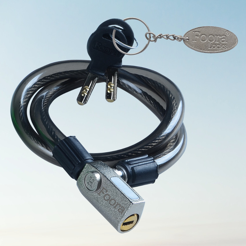 Foora Cable Lock Zinc Black Cable Lock Price in India Buy