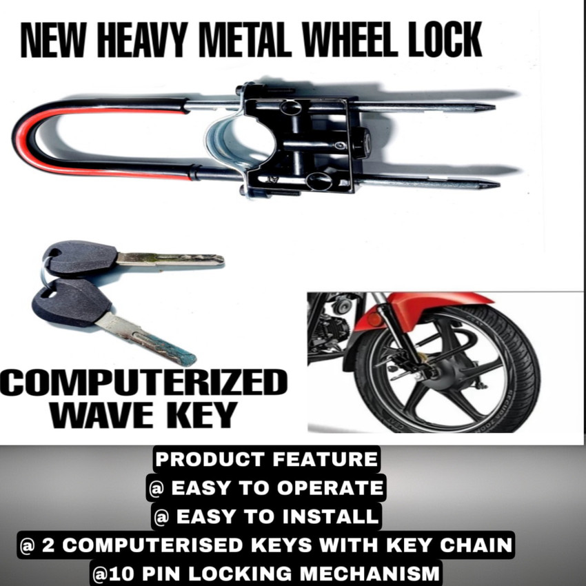 Bike wheel pin best sale lock