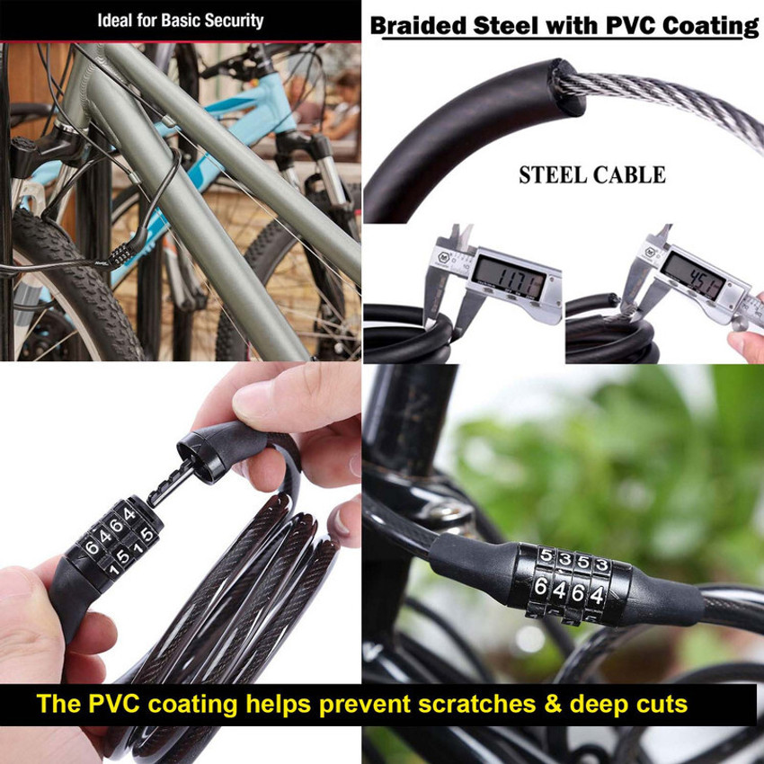 AUTO PEARL Multipurpose Heavy Duty Security Number Lock for Discover 100 DTS i Number Chain Cable Lock for Bikes Bicycle Helmet Luggage 830 Combination Lock Price in India Buy AUTO PEARL Multipurpose ...