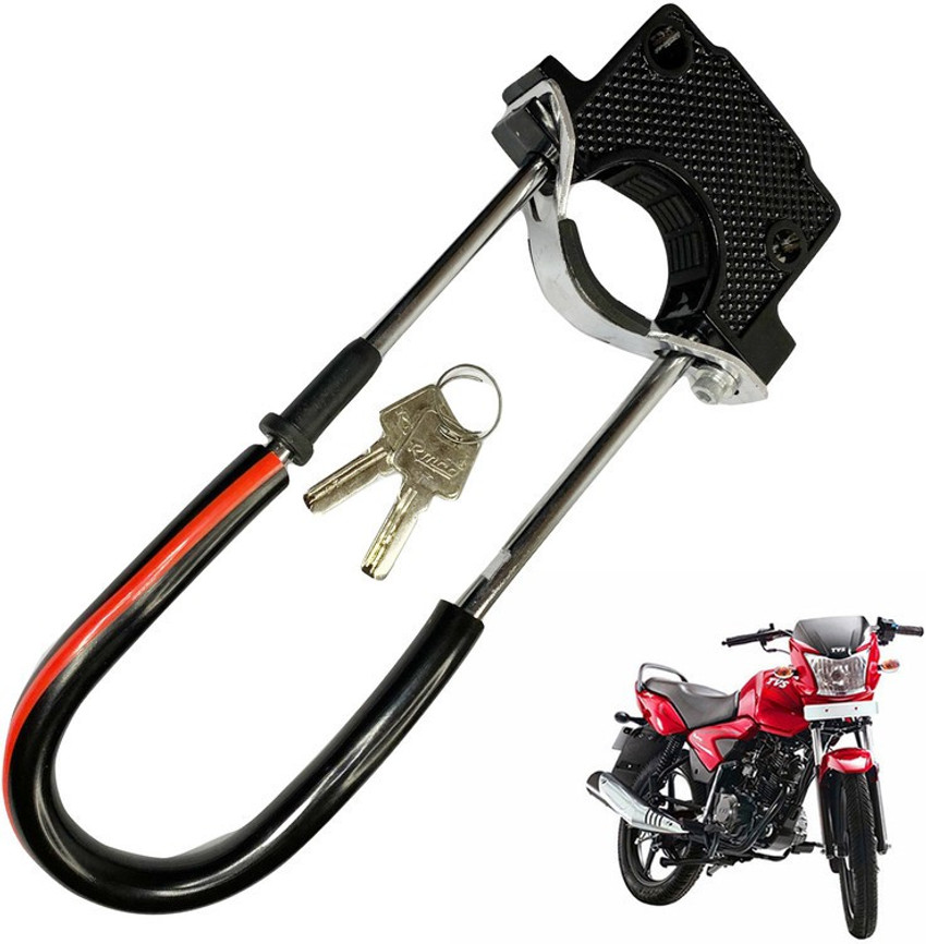 Dhe Best Bike Front Shocker Lock Wheel Lock For TVS Star City