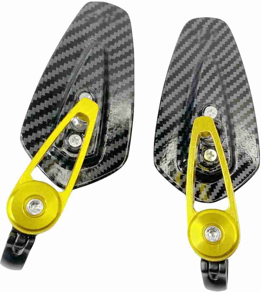 Dhe Best Handlebar Rear View Mirror Ractangle Shape Rotatable Set of 2 For Yamaha MT 15 Bike Mirror Adapter Price in India Buy Dhe Best Handlebar Rear View Mirror Ractangle Shape Rotatable
