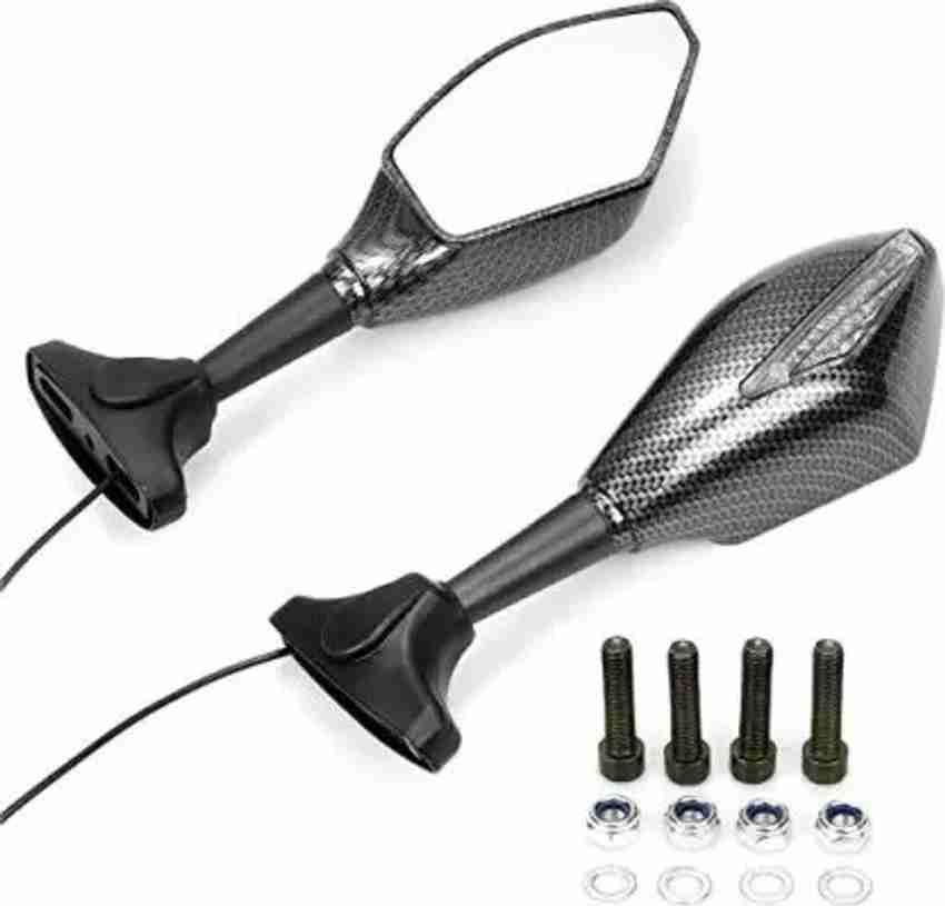 Bike mirror discount light