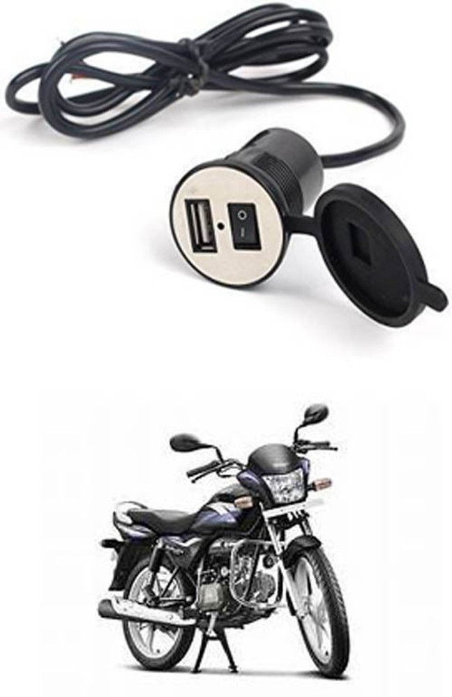 APICAL New Bike USB Charger Socket Power Outlet 5V 2 A for Splendor Pro 12 A Bike Mobile Charger Price in India Buy APICAL New Bike USB Charger Socket Power Outlet
