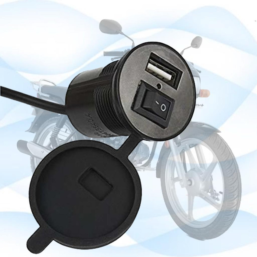 SHOWRIDE Waterproof phone adapter Stand USB Battery Charger Power