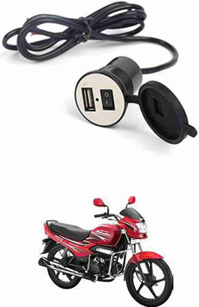 FKOK Bike USB Charger Socket Power Outlet 5V 2 A for Super Splendor 12 A Bike Mobile Charger Price in India Buy FKOK Bike USB Charger Socket Power Outlet 5V 2