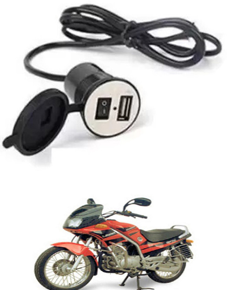 APICAL Latest Bike USB Charger Socket Power Outlet 5V 2 A For GF 170 12 A Bike Mobile Charger Price in India Buy APICAL Latest Bike USB Charger Socket Power Outlet