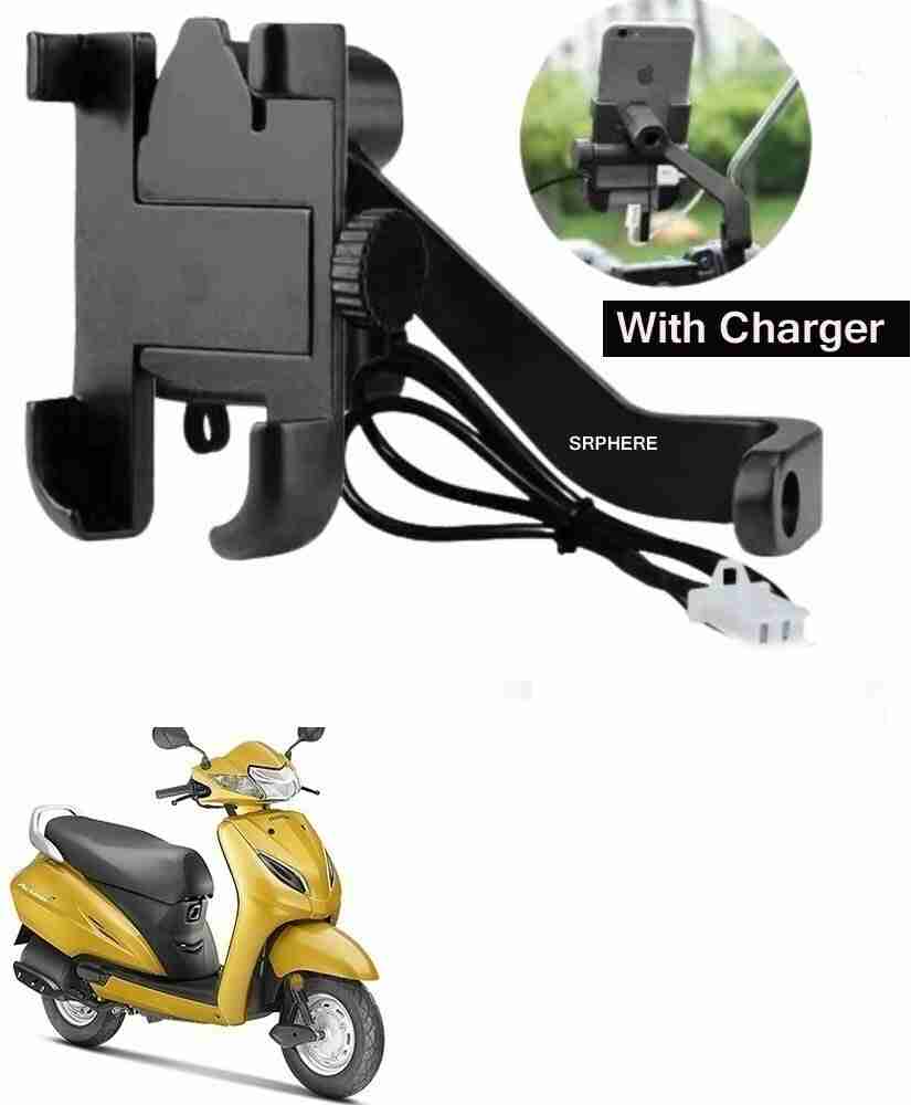 Bike mobile holder 2024 waterproof with charger