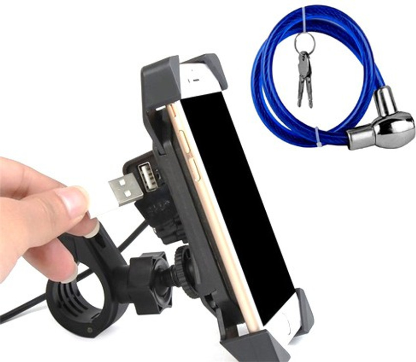 Best mobile holder with charger for bike outlet