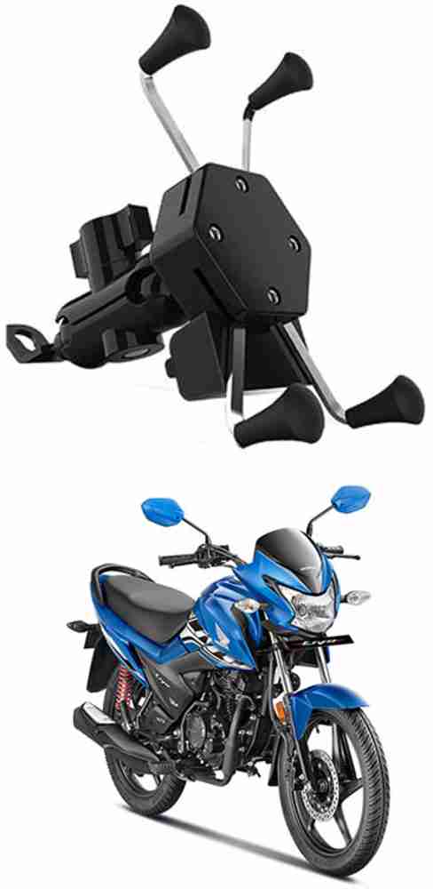 AYW Bike Mobile X Grip Holder With Charger For Honda Livo Bike