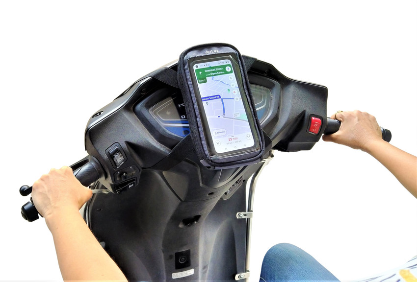 JETLIFE Universal Mobile Holder For ALL Scooters Scooty Activa