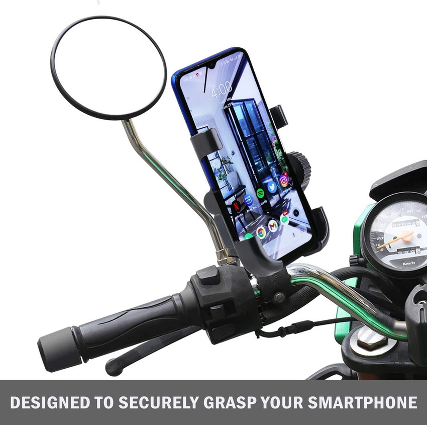 NAVI Aluminum bike mobile holder With Charger For Activa 5G Bike Mobile Holder Price in India Buy NAVI Aluminum bike mobile holder With Charger For Activa 5G Bike Mobile Holder online