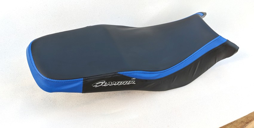 AUTOLEOPARD GLAMOUR BS6 BLUE TONE Single Bike Seat Cover For Hero