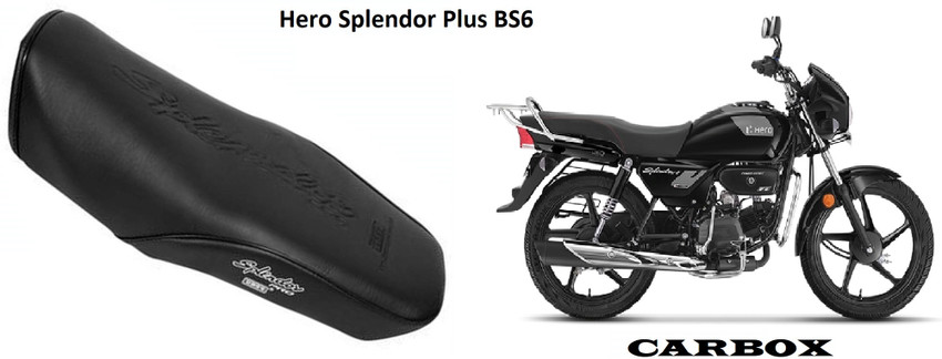 carbox Hero Splendor plus BS6 Waterproof Durable Faux Leather Black Colour Single Bike Seat Cover For Hero Splendor Plus Price in India Buy carbox Hero Splendor plus BS6 Waterproof Durable Faux Leathe...