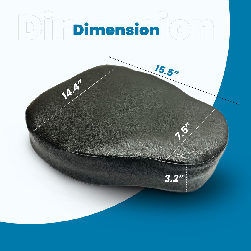 Sleepsia Motorcycle Seat Cushion Cushion For Tailbone Hip Pain Relief Black Single Bike Seat Cover For NA Universal For Bike Price in India Buy Sleepsia Motorcycle Seat Cushion