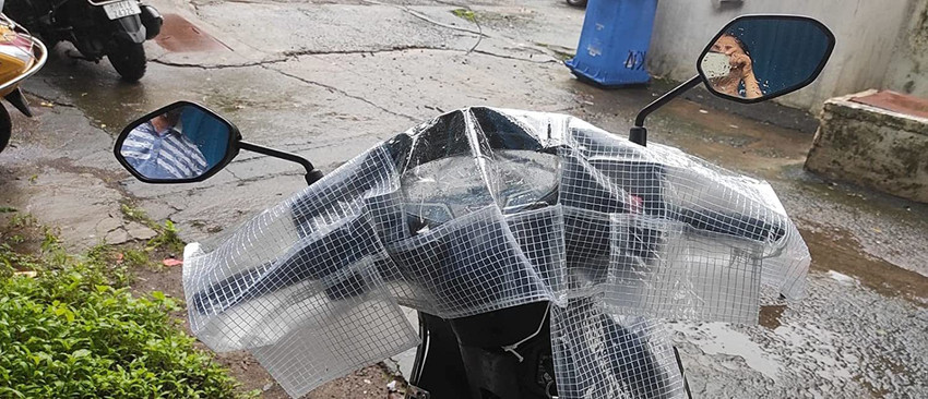 Bike handlebar shop rain cover